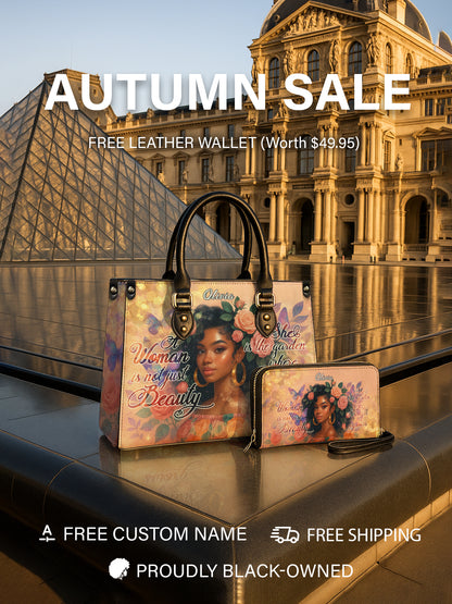 Melaniva Garden Beauty Woman Leather Handbag Deal - Melaniva