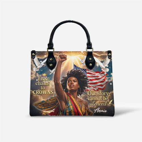 Melaniva Story of Strength Leather Handbag Deal - Melaniva