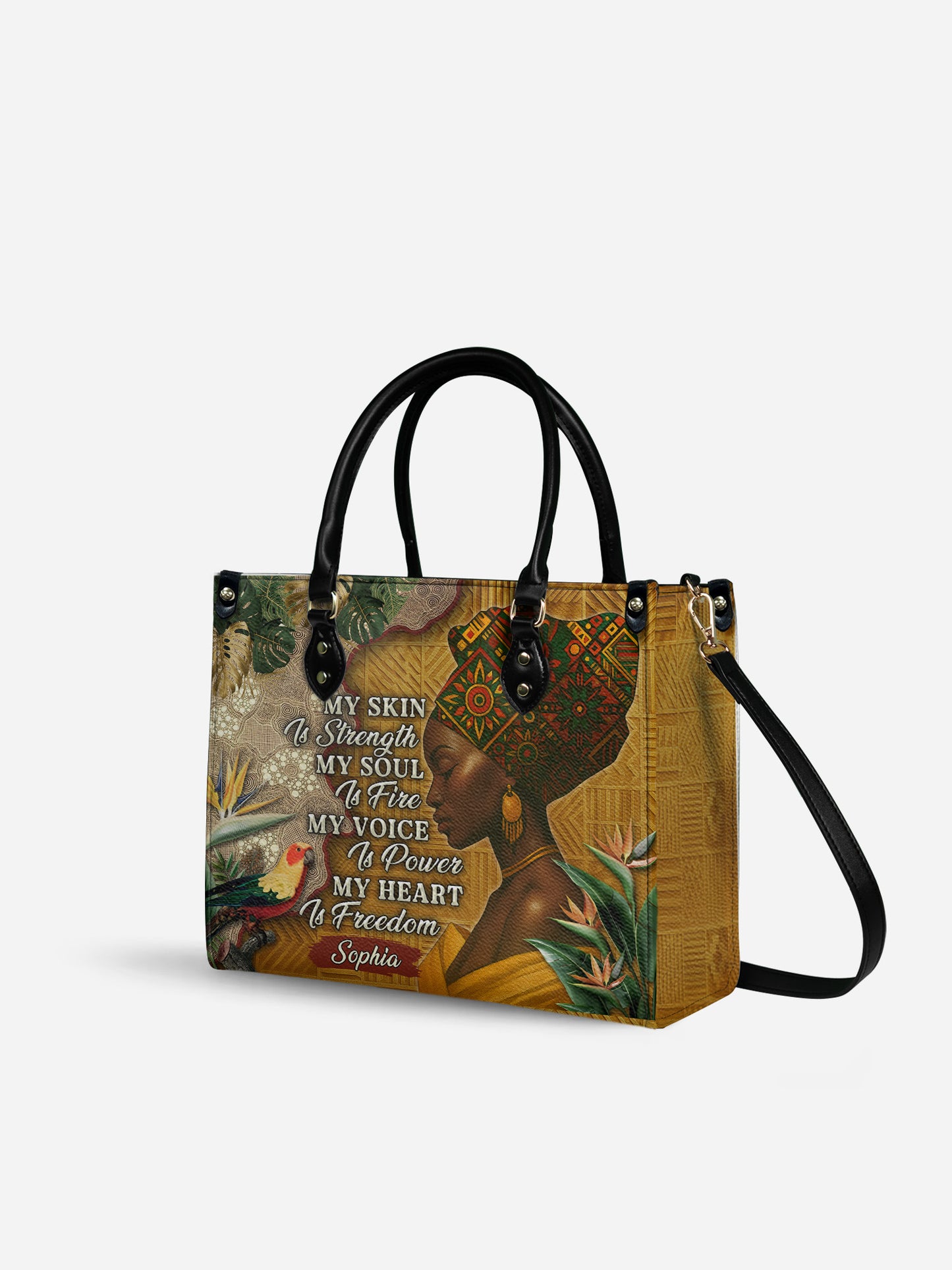 Melaniva Tropical Spirit Leather Handbag Deal