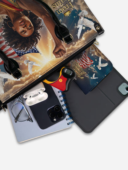 Melaniva Story of Strength Leather Handbag Deal - Melaniva