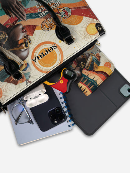 Melaniva “Grace & Strength” Leather Handbag Deal