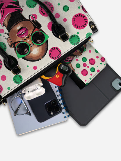 Melaniva “Bold & Worthy” Leather Handbag Deal