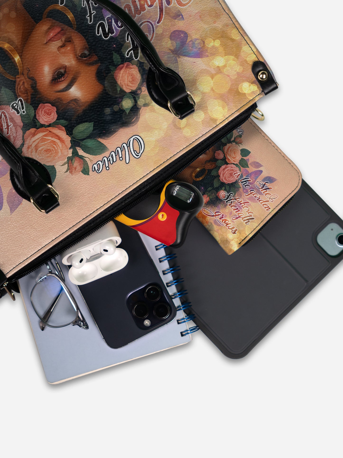 Melaniva Garden Beauty Woman Leather Handbag Deal - Melaniva