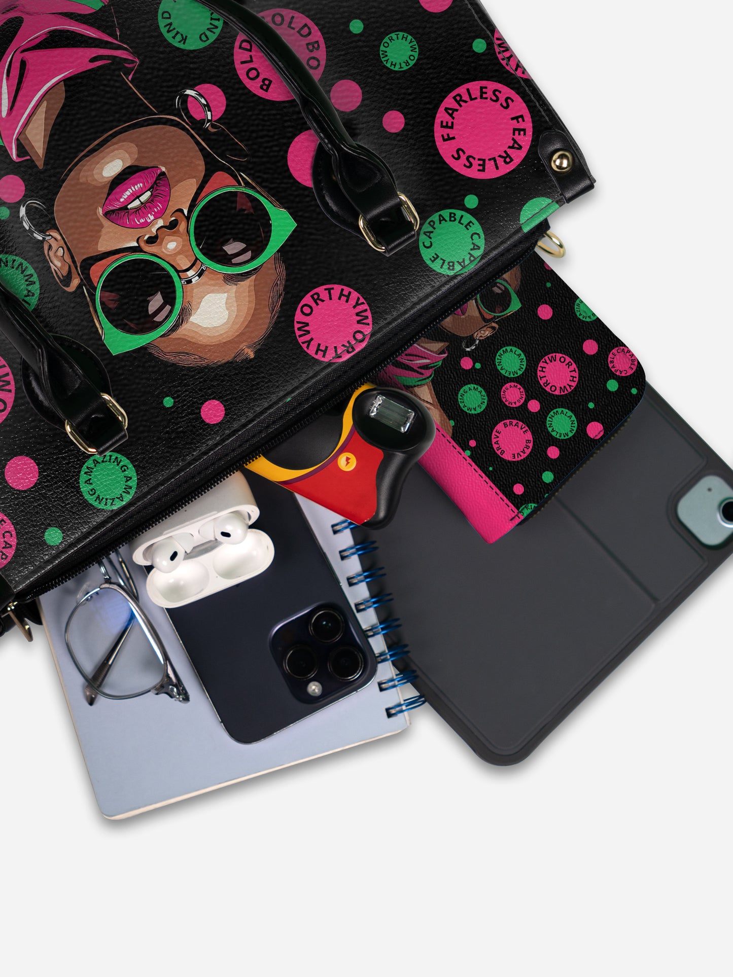 Melaniva "Fearless Beauty Rising" Leather Handbag Deal