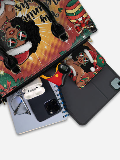 Melaniva Sleigh Queen Leather Handbag Deal