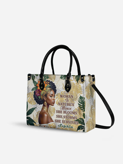 Melaniva Eternal Blossom Leather Handbag Deal