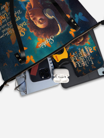 Melaniva Heart Song Leather Totebag Deal