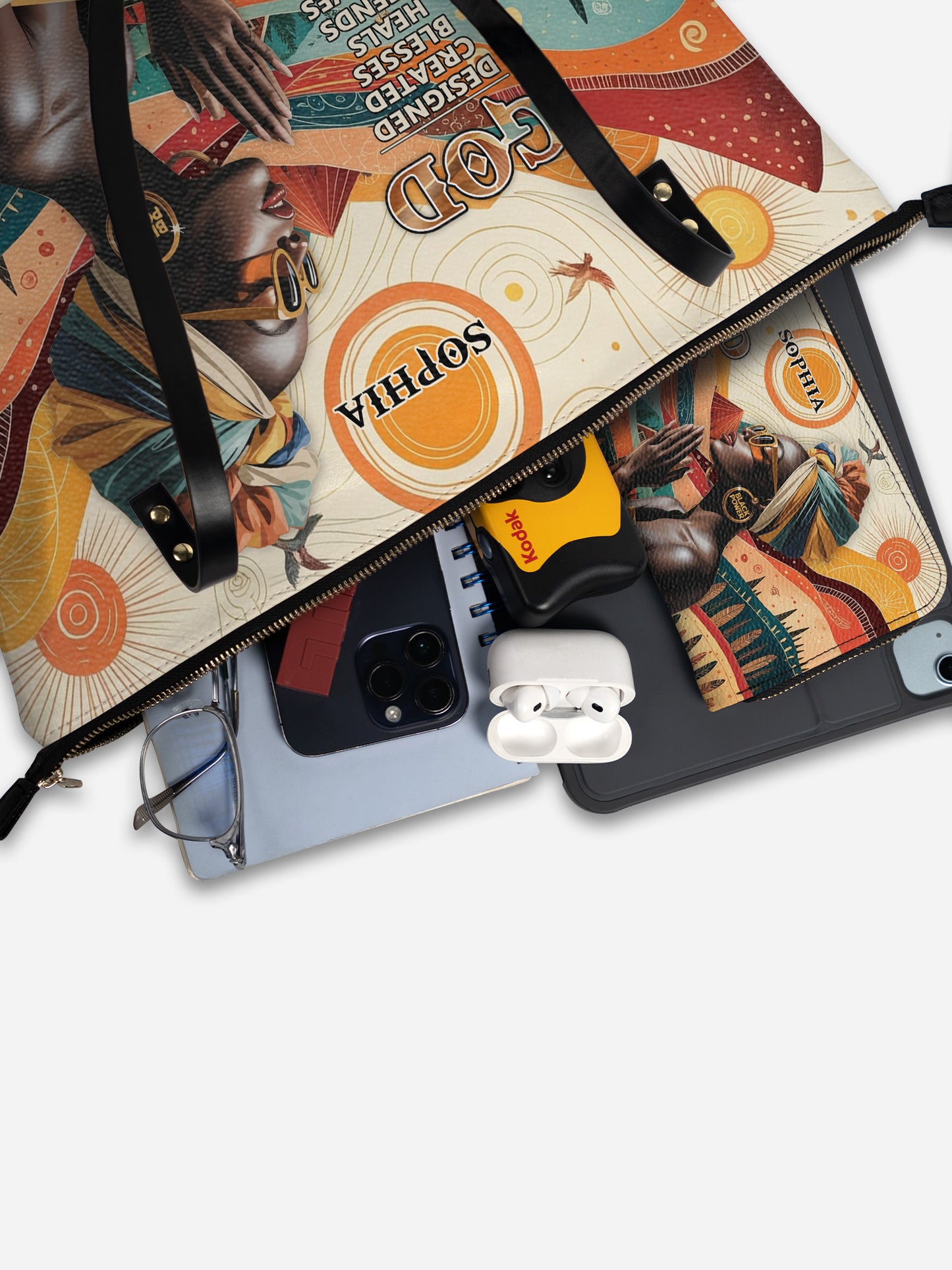 Melaniva “Grace & Strength” Leather Totebag Deal