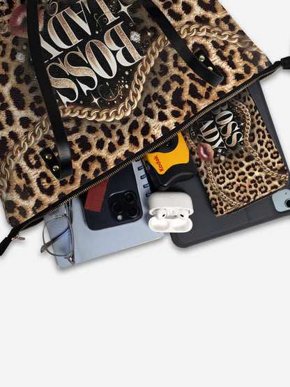 Melaniva “Boss Lady Signature” Leather Totebag Deal