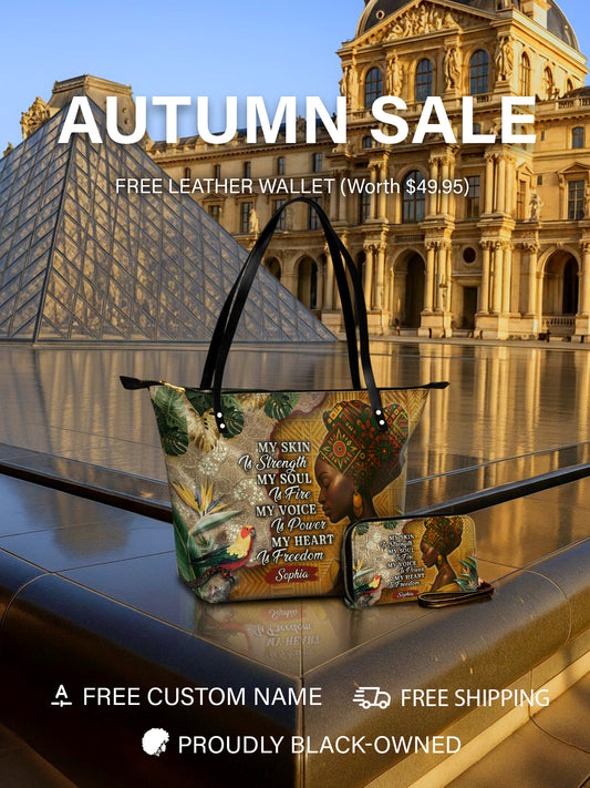 Melaniva Tropical Spirit Leather Totebag Deal