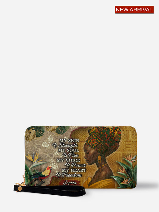 Melaniva Tropical Spirit Leather Wallet
