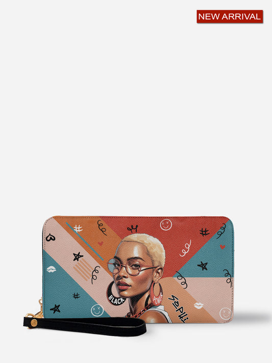 Melaniva "Your Vibe" Leather Wallet