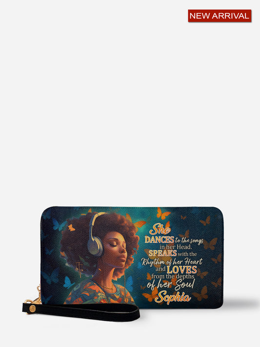 Melaniva Heart Song Leather Wallet