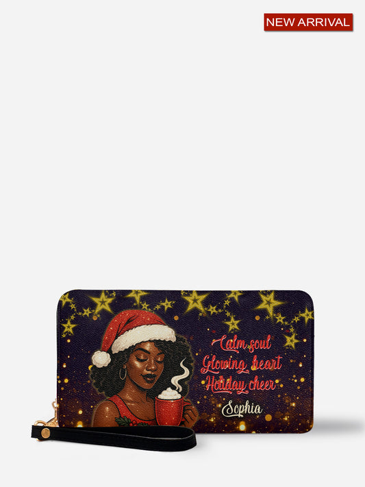Melaniva Peaceful Christmas Leather Wallet