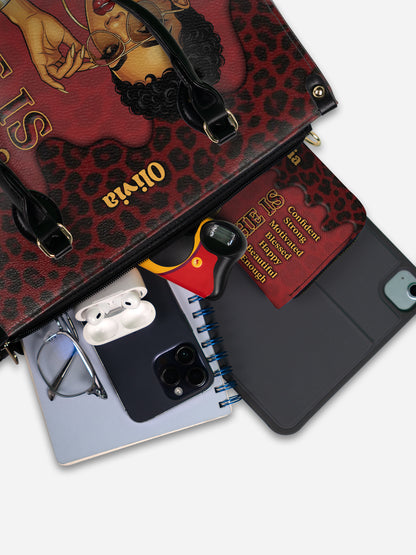 Melaniva “Fierce Leopard Melanin” Leather Handbag Deal - Melaniva