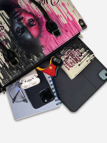 Melaniva “Inner Strength Melanin” Leather Handbag Deal - Melaniva