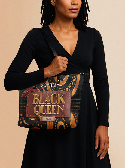 Melaniva Enchanted Queen Leather Tote Bag Deal (FREE WALLET)