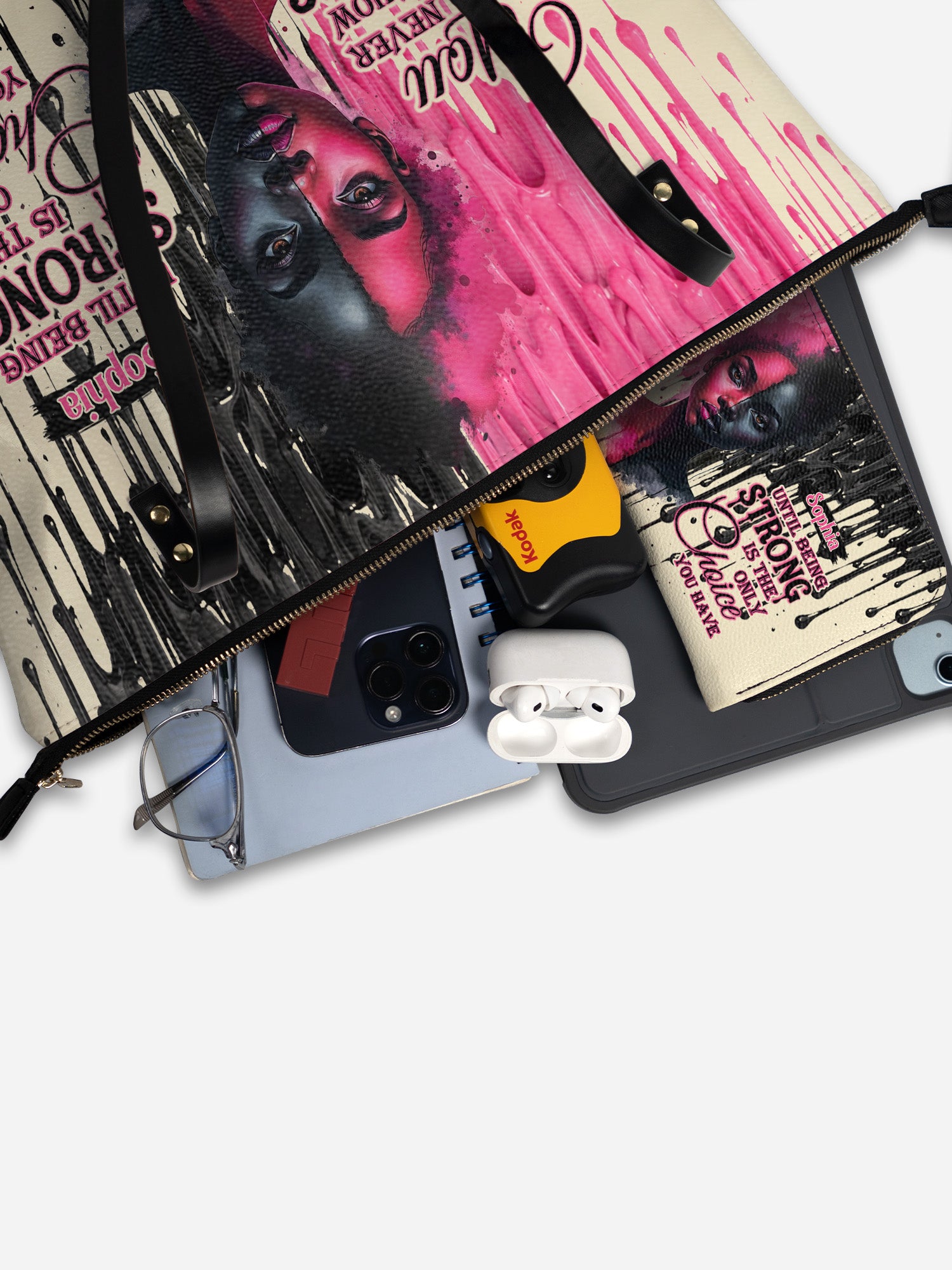 Melaniva “Inner Strength Melanin” Leather Totebag Deal - Melaniva