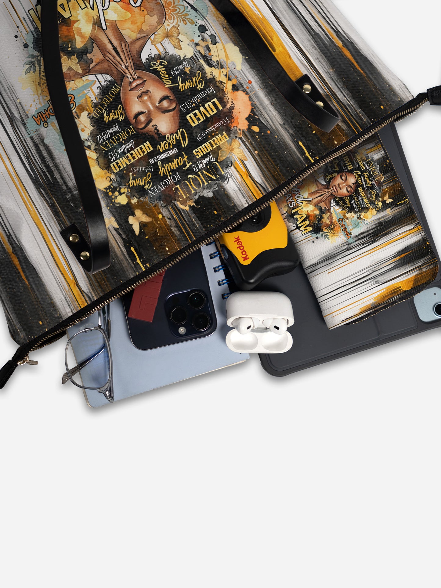 Melaniva “Blessed & Precious Heritage” Leather Totebag Deal - Melaniva