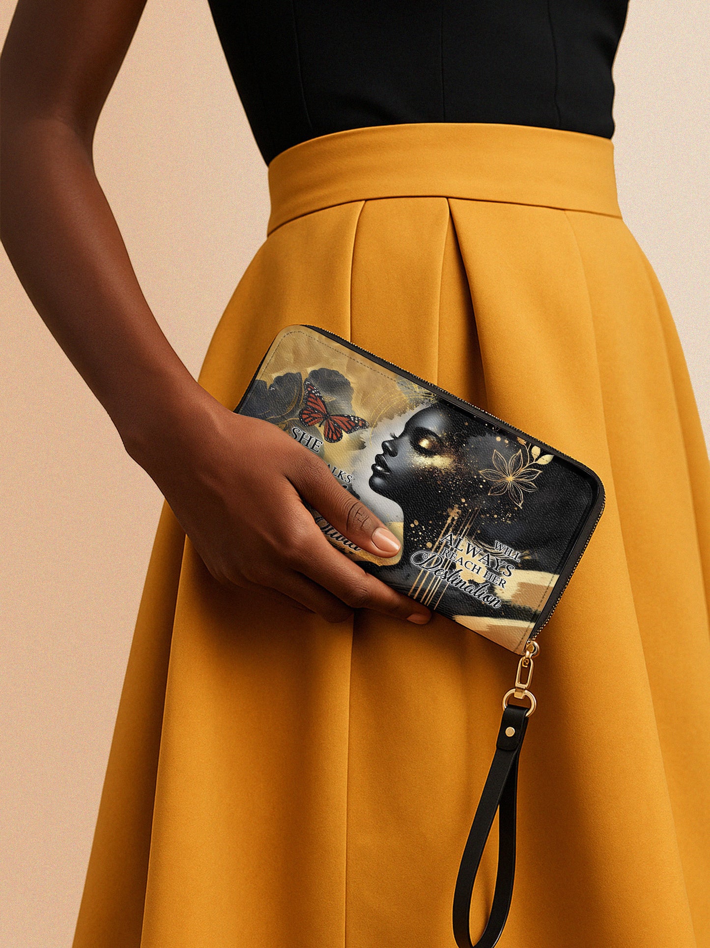 Melaniva Divine Destiny Leather Wallet