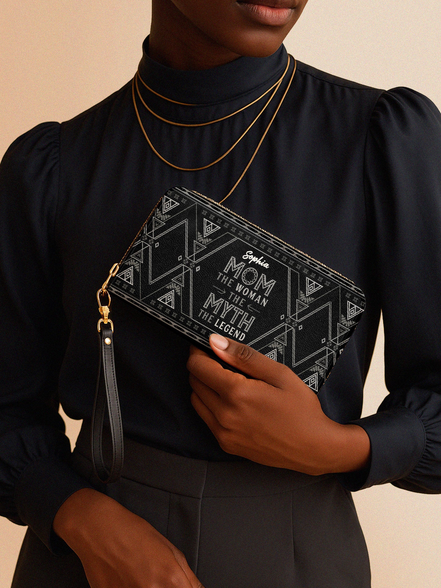 Melaniva Mythic Matriarch Leather Wallet