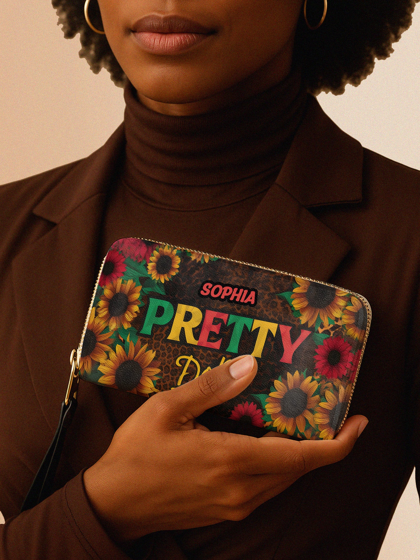 Melaniva Dope in Bloom Leather Wallet