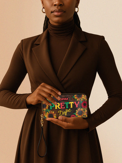 Melaniva Dope in Bloom Leather Wallet