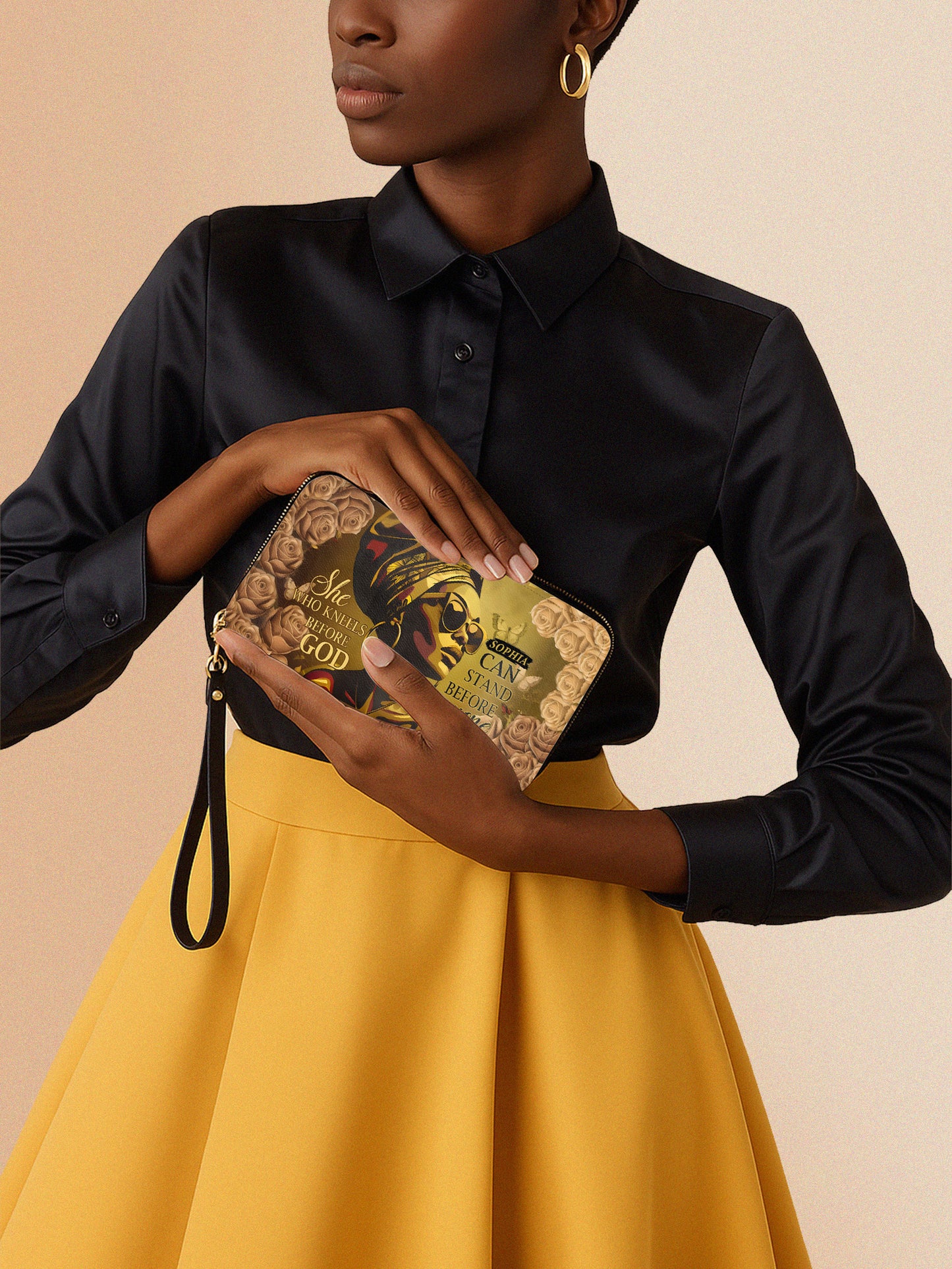 Melaniva Stand in Faith Leather Wallet