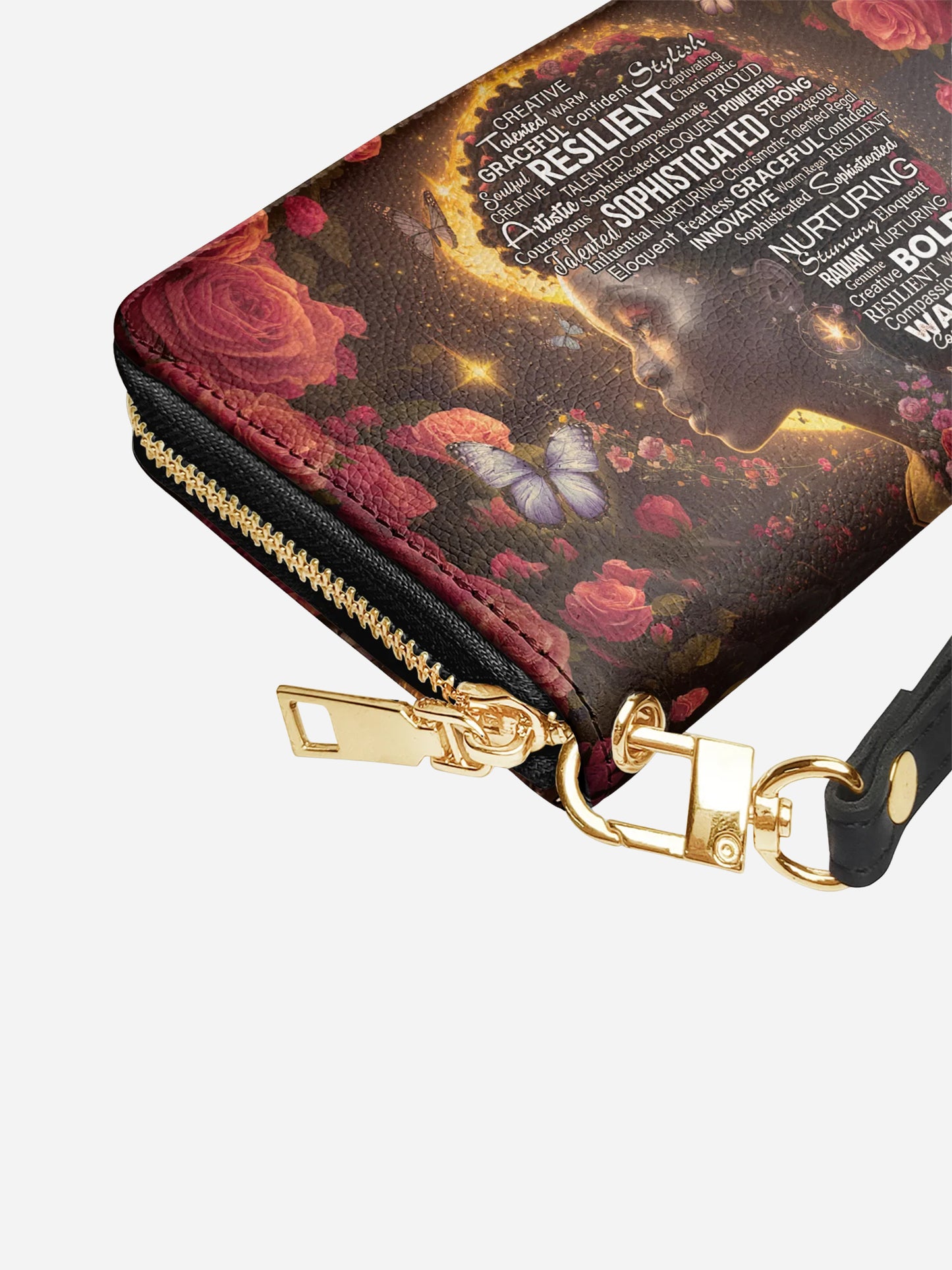 Melaniva Affirmation Bloom Leather Wallet