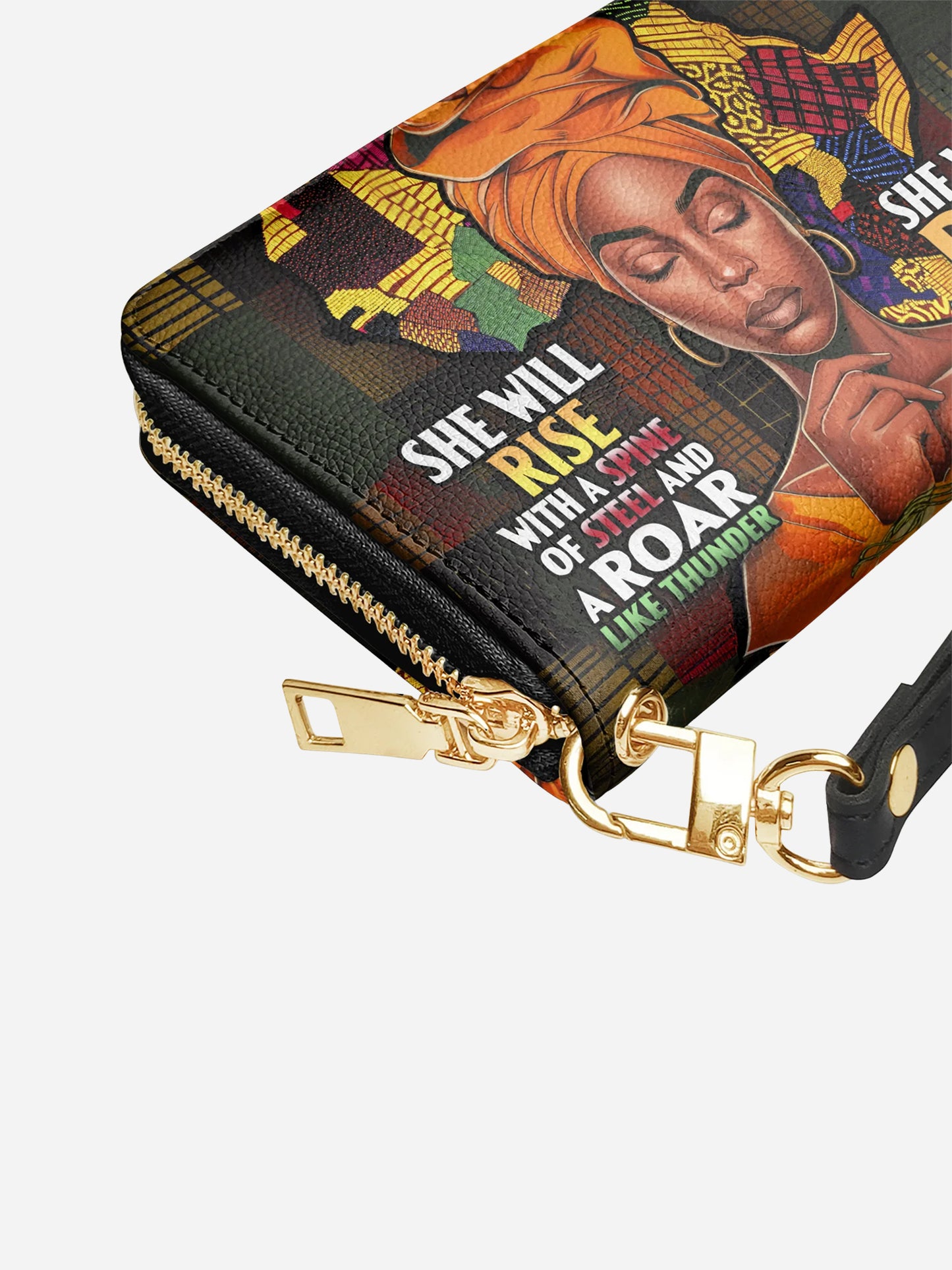 Melaniva Rise & Roar Leather Wallet