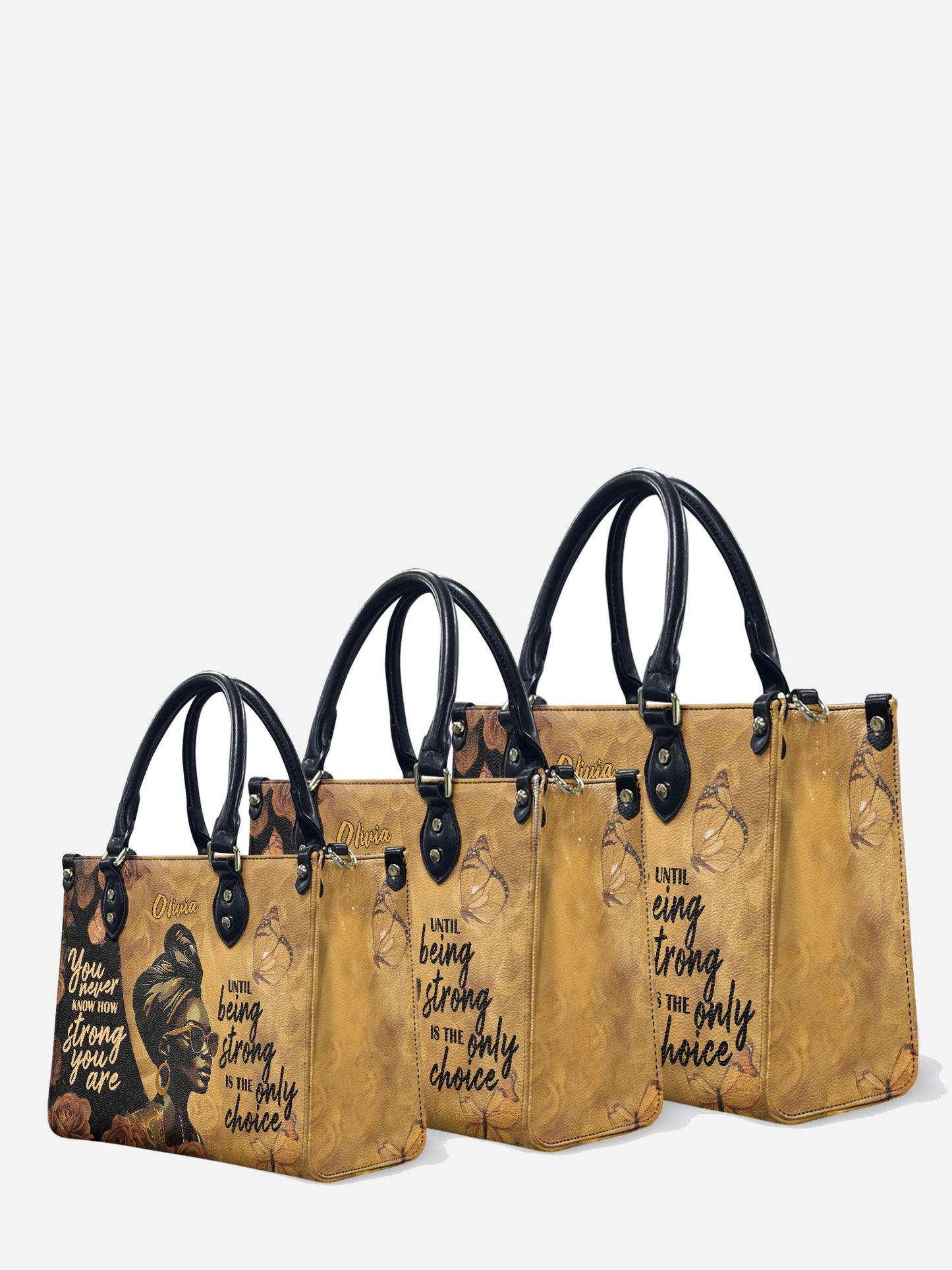 Melaniva Choice of Strength Leather Handbag Deal (FREE WALLET)